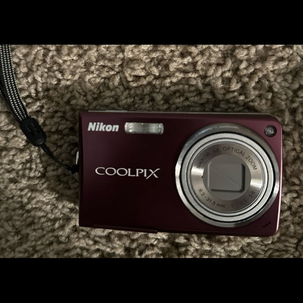 Nikon Coolpix Camera - Burgundy